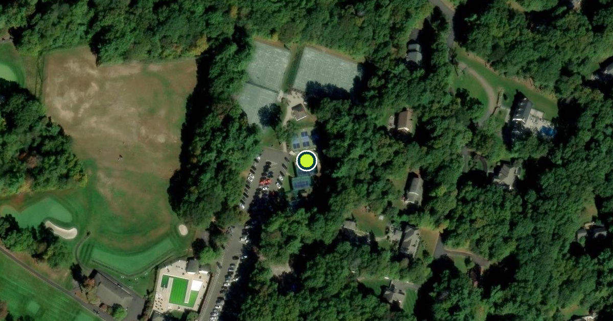 Satellite view of Avon Pickleball Courts