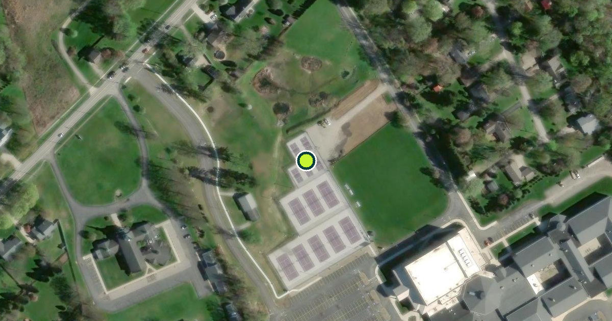 Satellite view of Avon Pickleball Courts