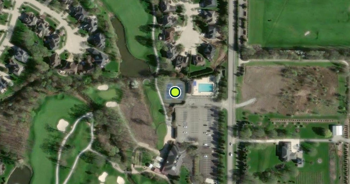 Satellite view of Avon Pickleball Courts