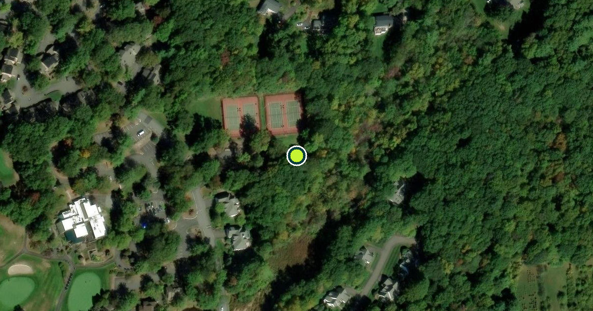 Satellite view of Avon Pickleball Courts