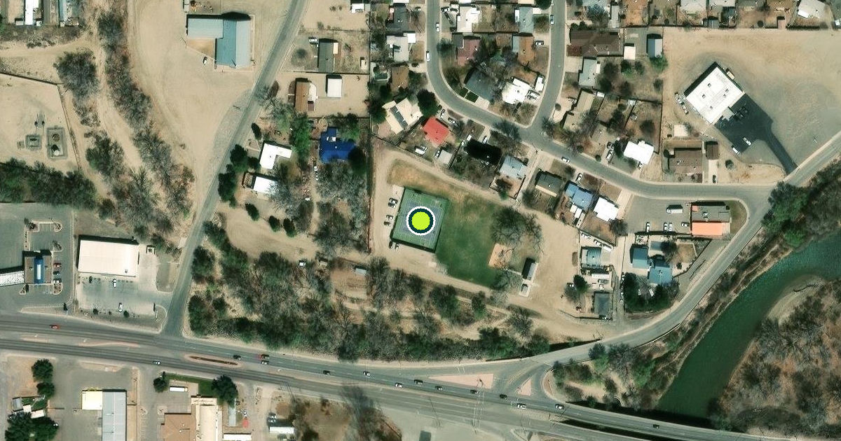 Satellite view of Aztec Pickleball Courts