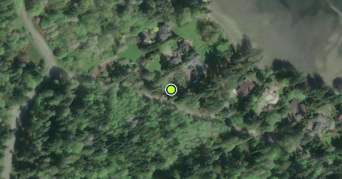 Satellite view of Bainbridge Island Pickleball Courts