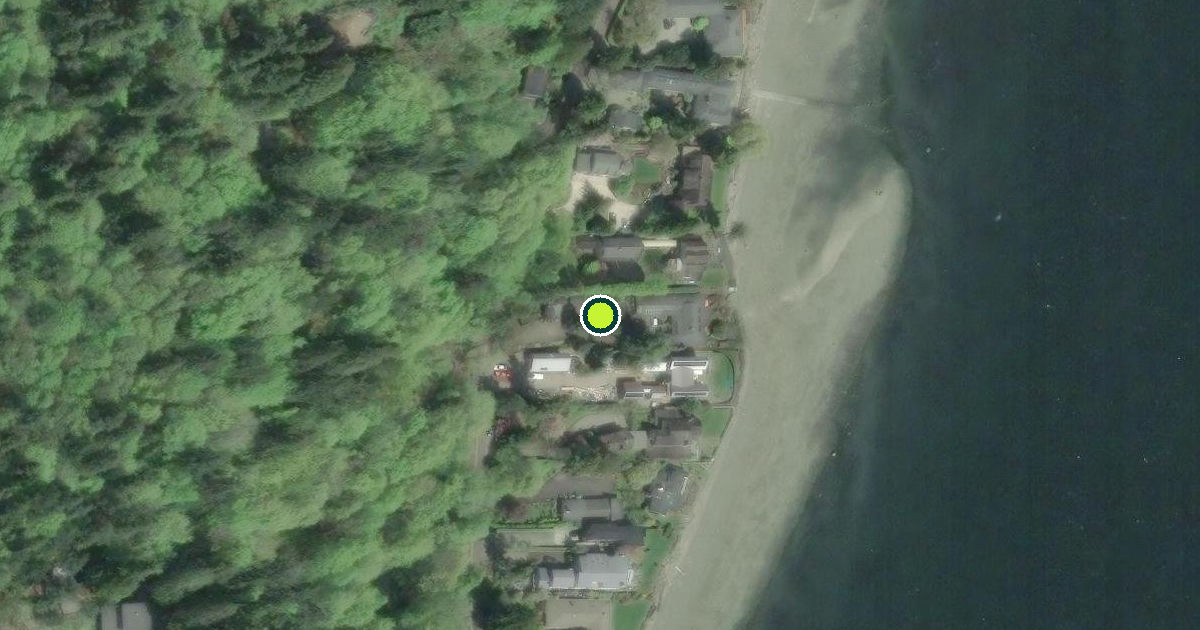 Satellite view of Bainbridge Island Pickleball Courts