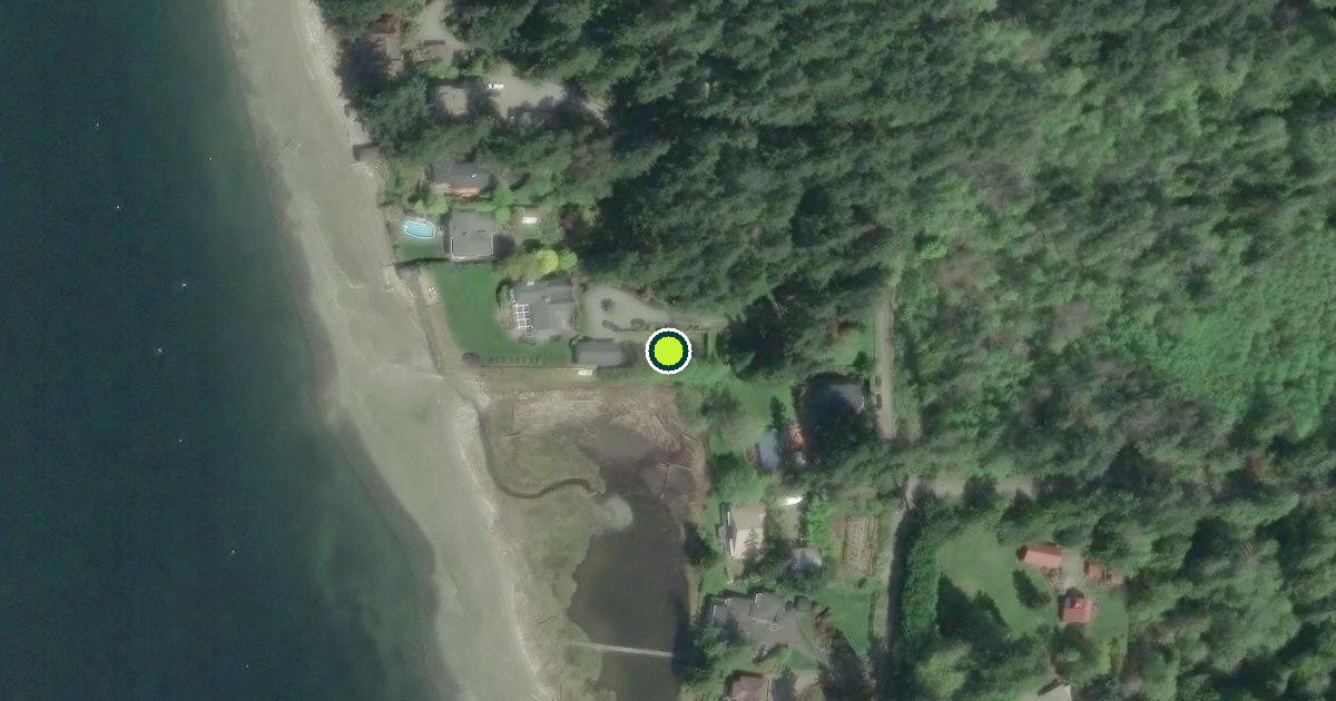 Satellite view of Bainbridge Island Pickleball Courts