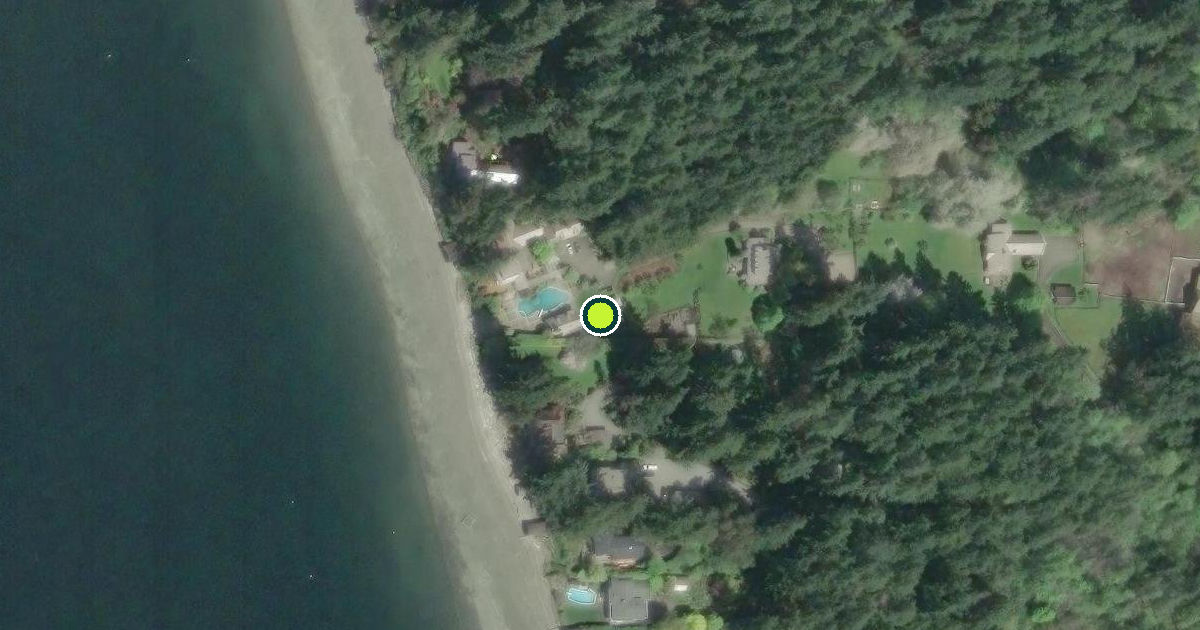 Satellite view of Bainbridge Island Pickleball Courts