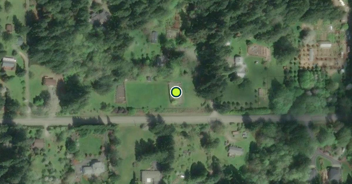 Satellite view of Bainbridge Island Pickleball Courts
