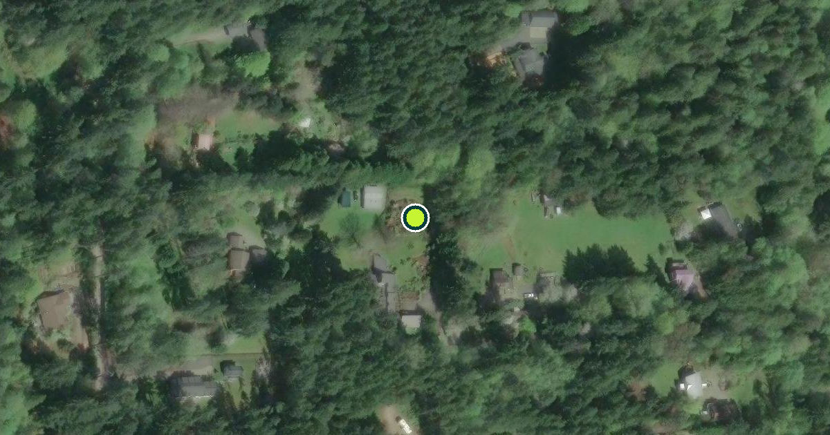 Satellite view of Bainbridge Island Pickleball Courts