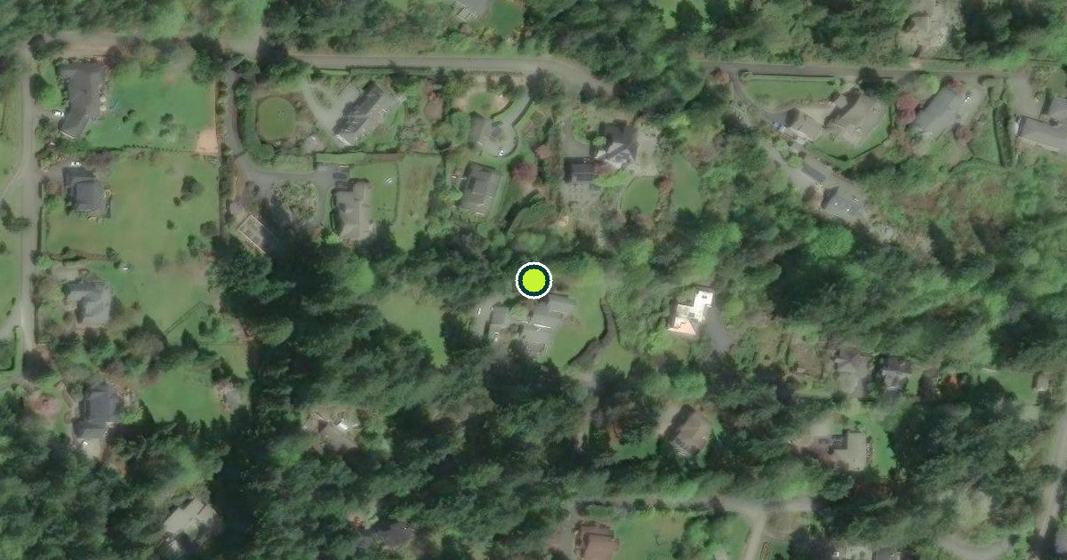 Satellite view of Bainbridge Island Pickleball Courts