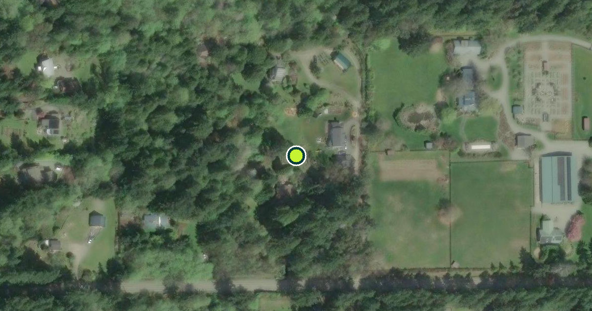 Satellite view of Bainbridge Island Pickleball Courts