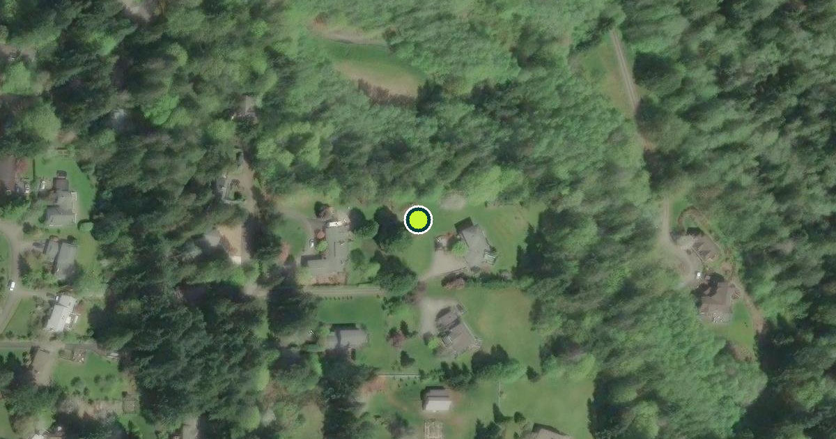 Satellite view of Bainbridge Island Pickleball Courts