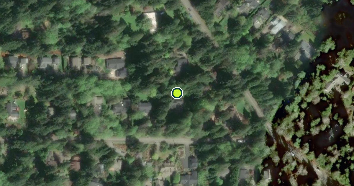 Satellite view of Bainbridge Island Pickleball Courts