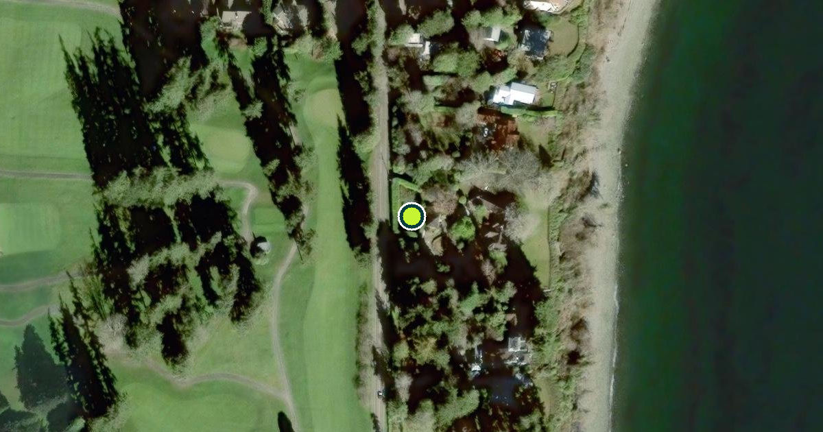 Satellite view of Bainbridge Island Pickleball Courts