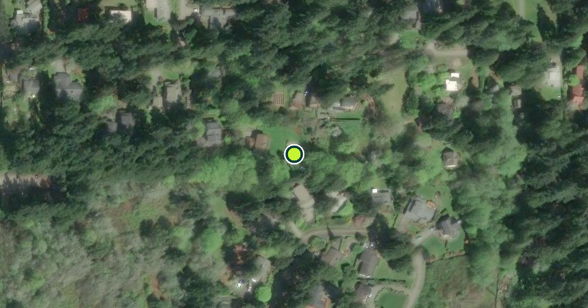 Satellite view of Bainbridge Island Pickleball Courts