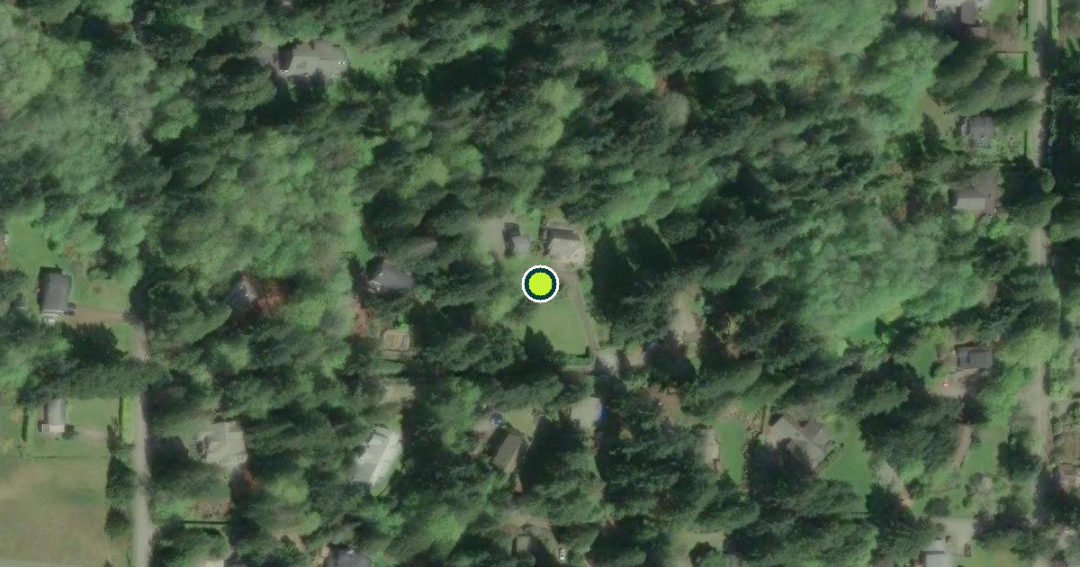 Satellite view of Bainbridge Island Pickleball Courts