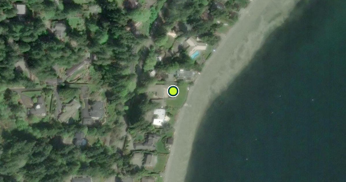 Satellite view of Bainbridge Island Pickleball Courts