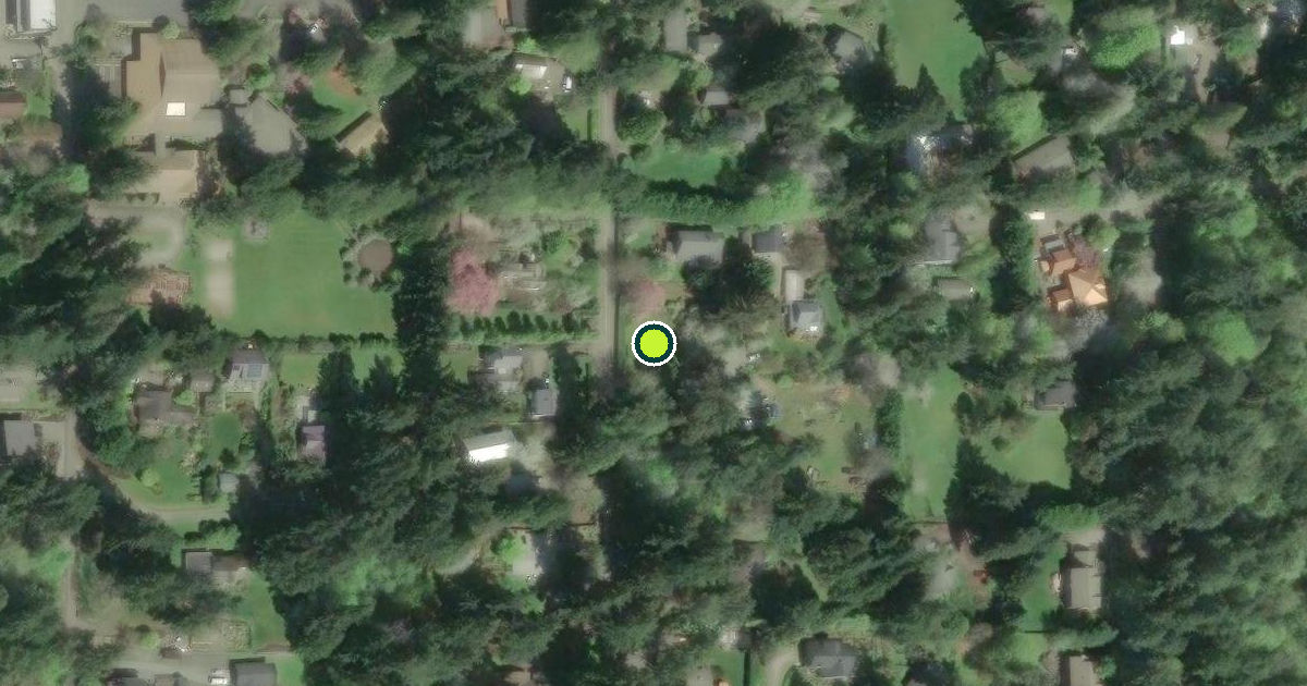 Satellite view of Bainbridge Island Pickleball Courts