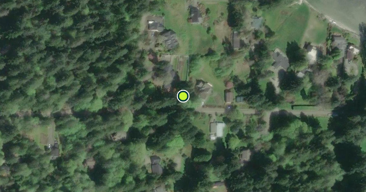 Satellite view of Bainbridge Island Pickleball Courts
