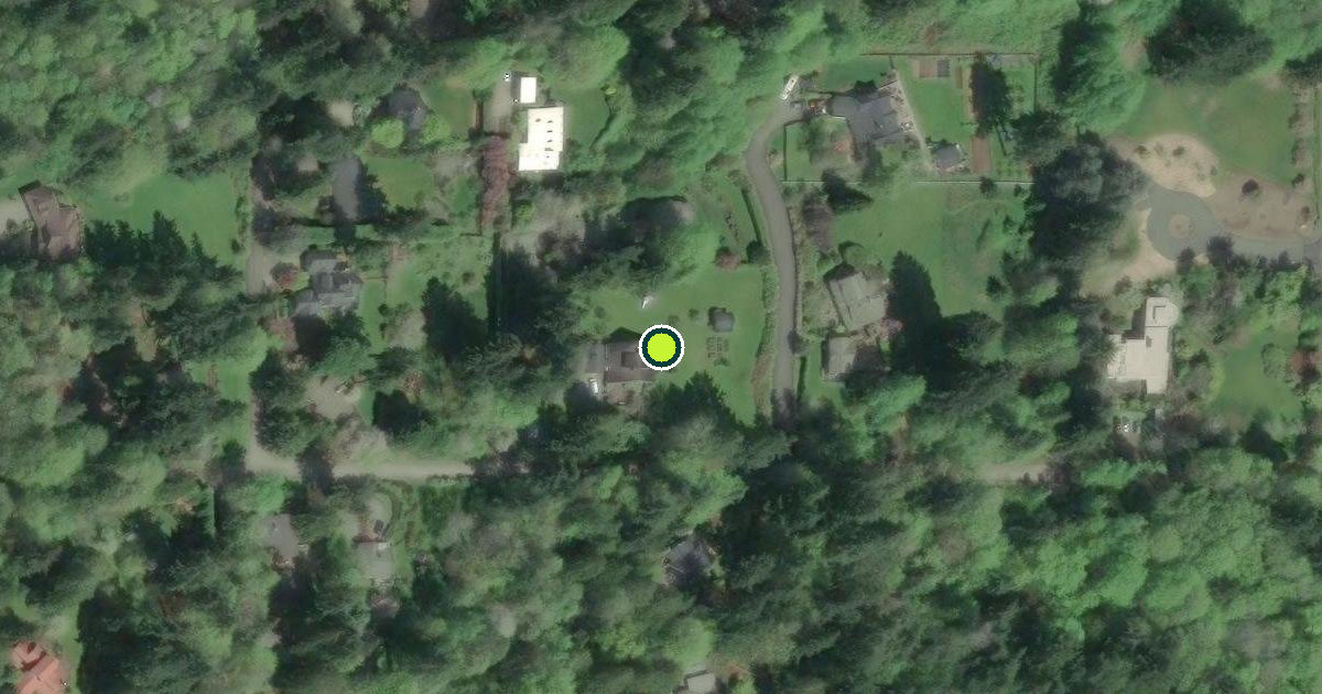 Satellite view of Bainbridge Island Pickleball Courts