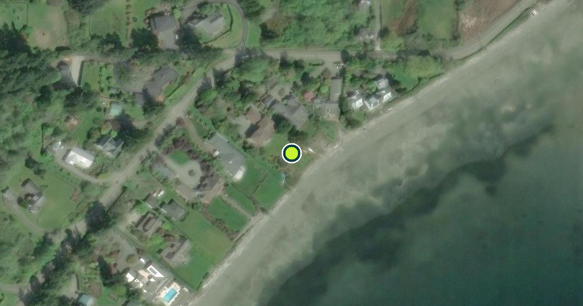 Satellite view of Bainbridge Island Pickleball Courts
