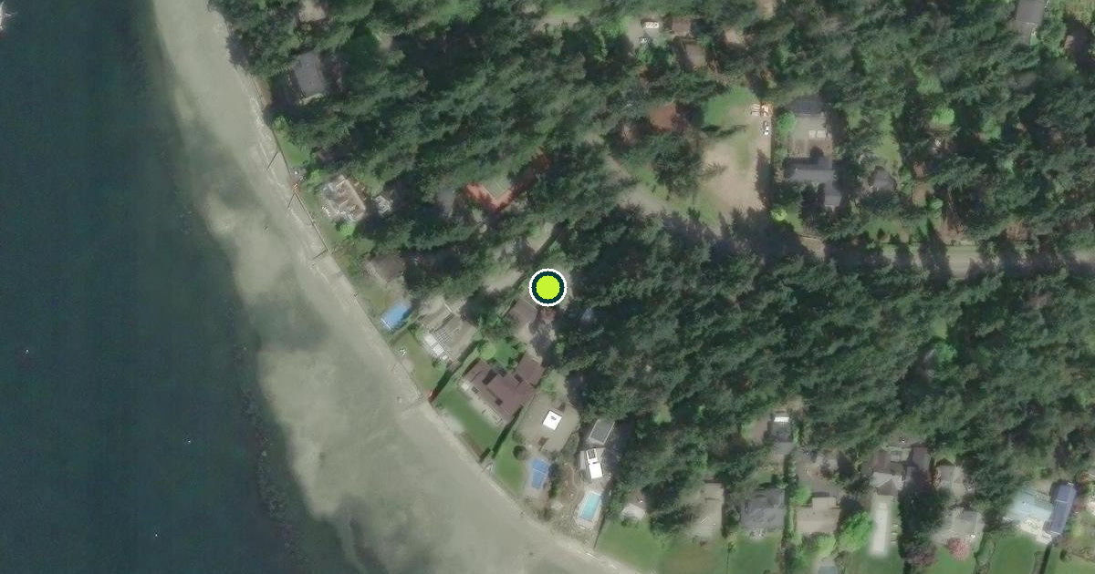 Satellite view of Bainbridge Island Pickleball Courts