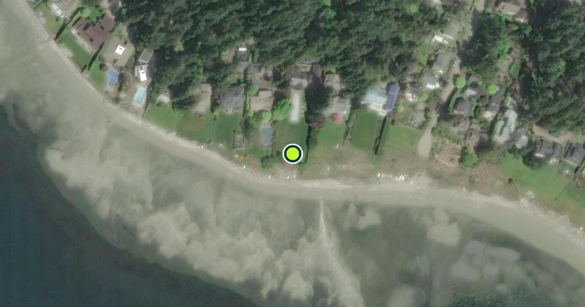 Satellite view of Bainbridge Island Pickleball Courts
