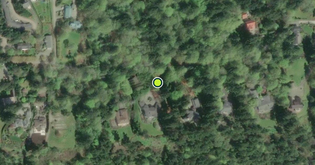 Satellite view of Bainbridge Island Pickleball Courts