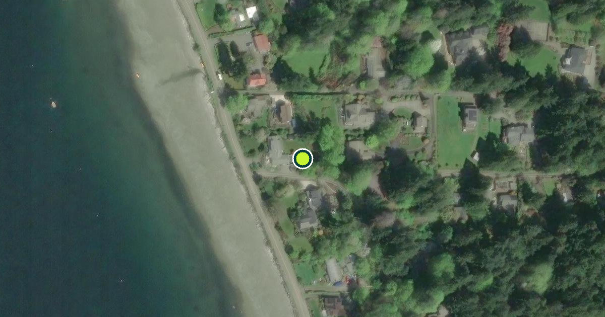 Satellite view of Bainbridge Island Pickleball Courts