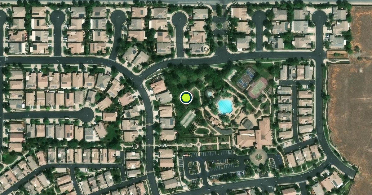 Satellite view of Bakersfield Pickleball Courts