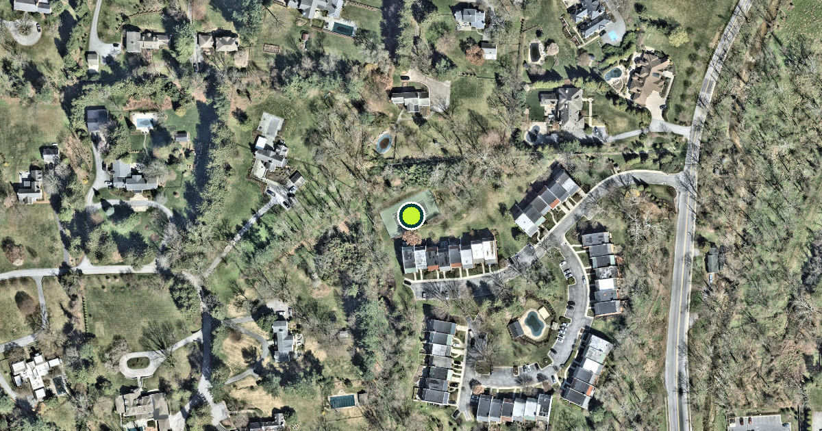 Satellite view of Baltimore County Pickleball Courts