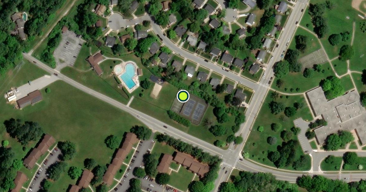 Satellite view of Baltimore County Pickleball Courts