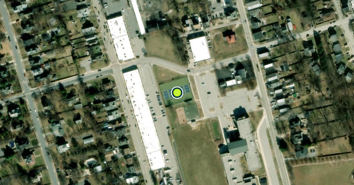 Satellite view of Baltimore County Pickleball Courts