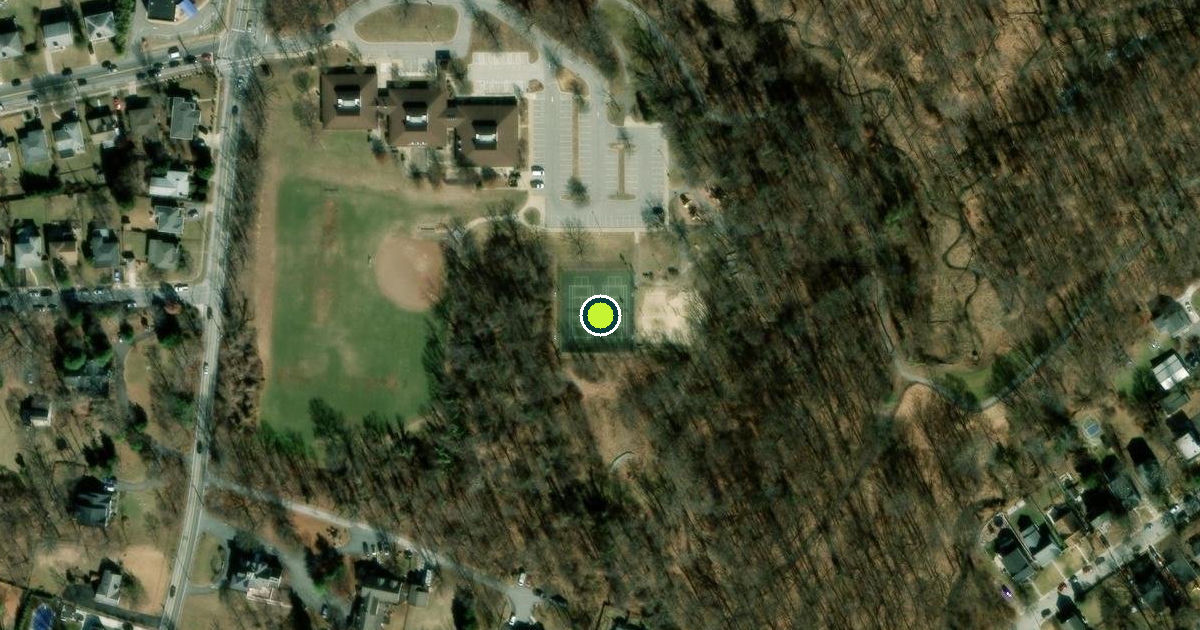 Satellite view of Baltimore County Pickleball Courts