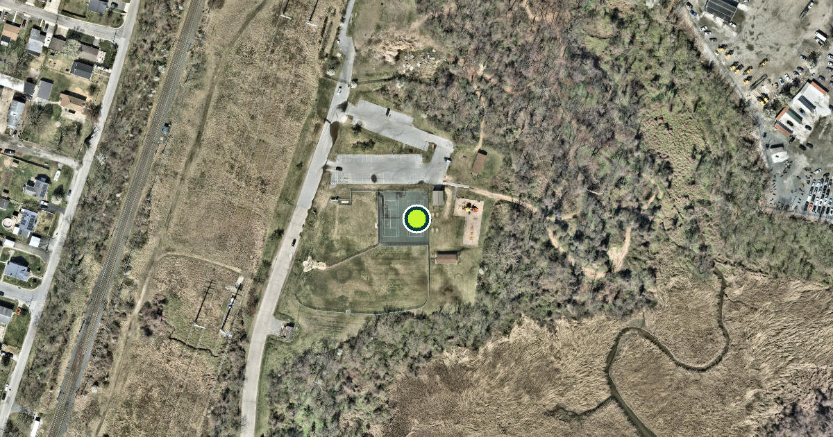 Satellite view of Baltimore County Pickleball Courts