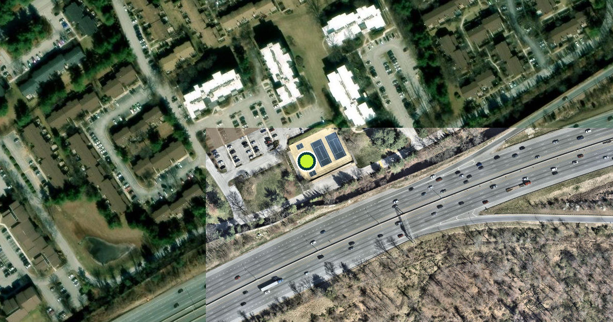 Satellite view of Baltimore County Pickleball Courts