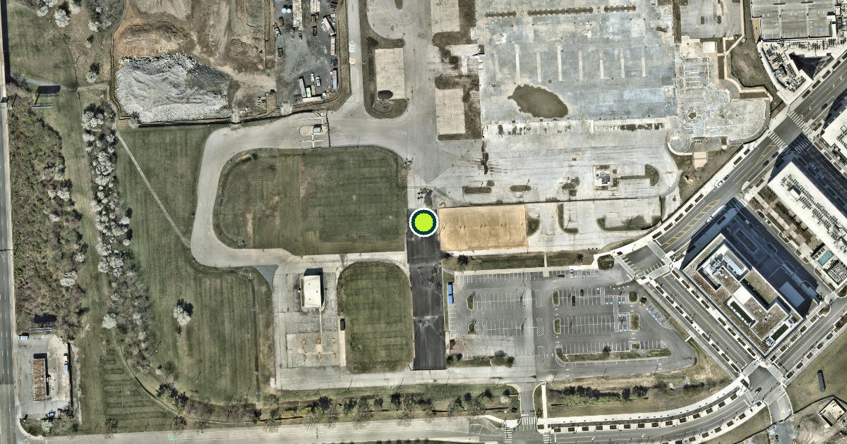 Satellite view of Baltimore Pickleball Courts