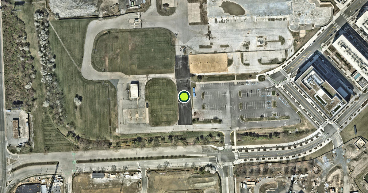 Satellite view of Baltimore Pickleball Courts