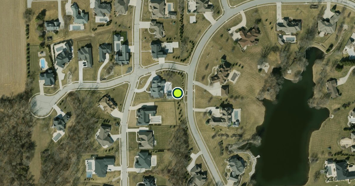 Satellite view of Bargersville Pickleball Courts
