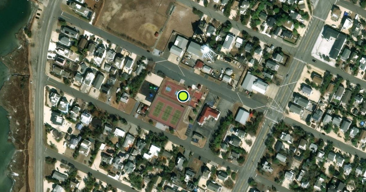 Satellite view of Barnegat Light Pickleball Courts