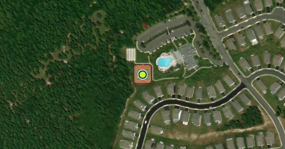 Satellite view of Barnegat Township Pickleball Courts