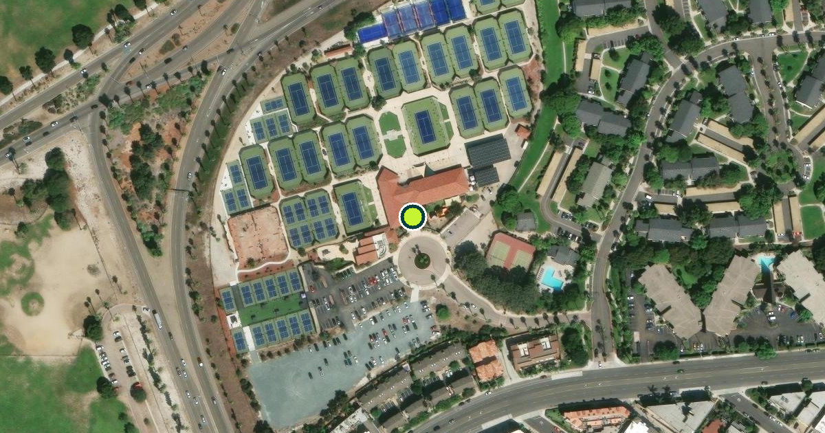 Satellite view of Barnes Tennis Center