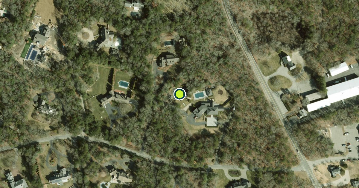 Satellite view of Barnstable Pickleball Courts