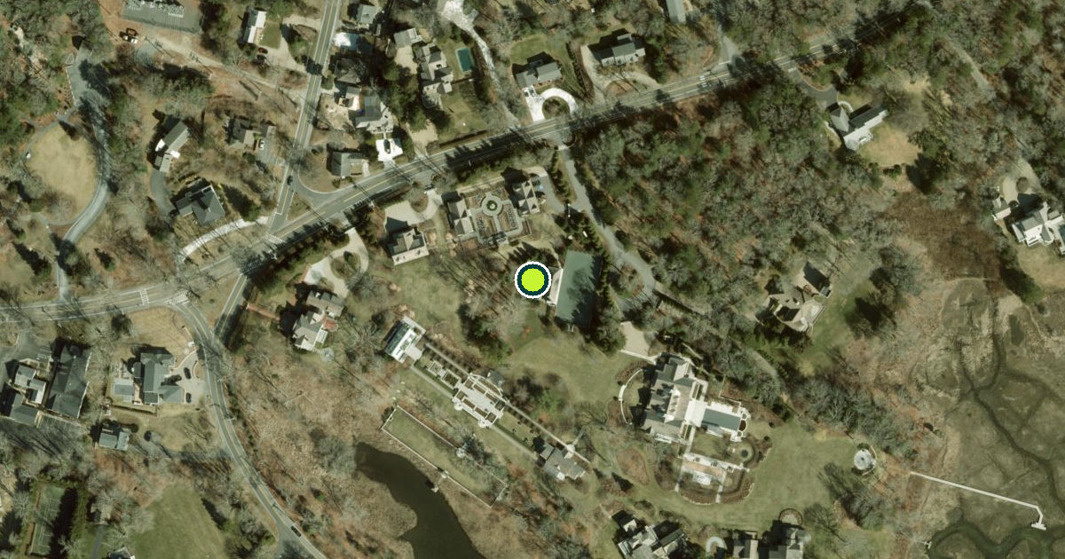 Satellite view of Barnstable Pickleball Courts