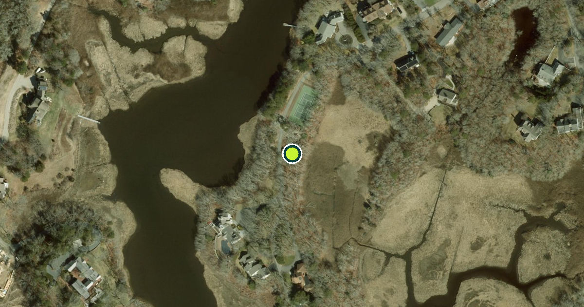 Satellite view of Barnstable Pickleball Courts