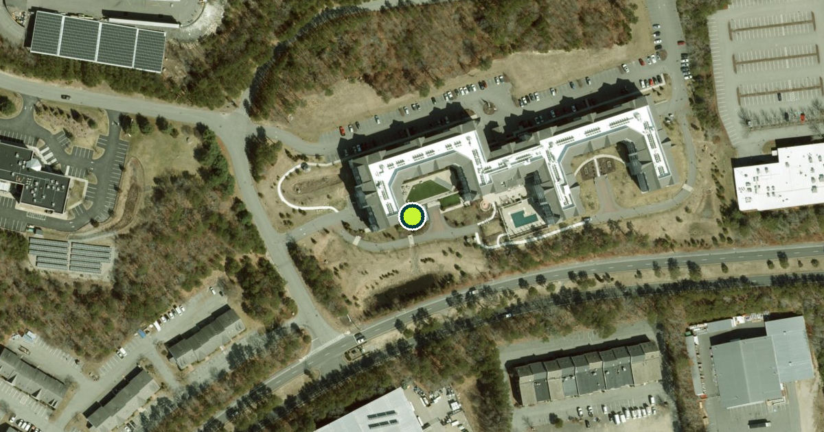 Satellite view of Barnstable Pickleball Courts