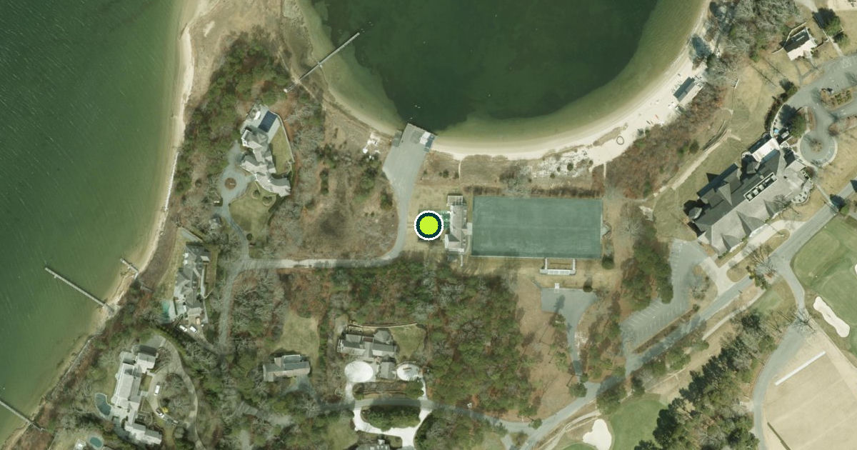 Satellite view of Barnstable Pickleball Courts