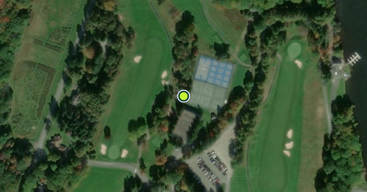 Satellite view of Barrett Township Pickleball Courts