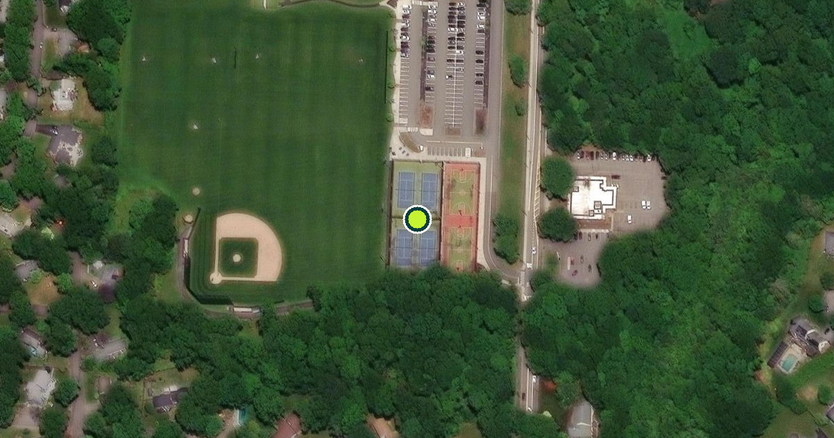 Satellite view of Barrington Pickleball Courts