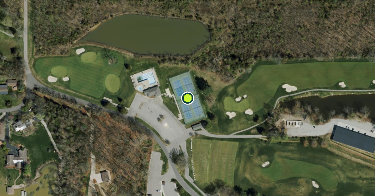Satellite view of Bartholomew County Pickleball Courts
