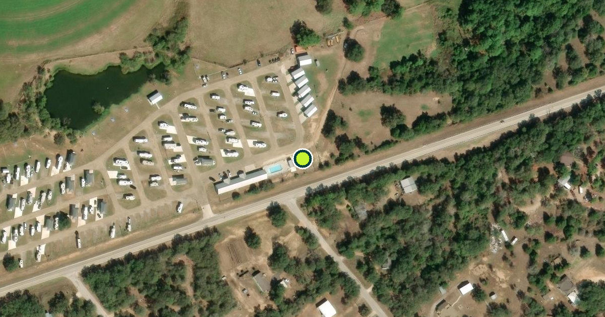 Satellite view of Bastrop County Pickleball Courts