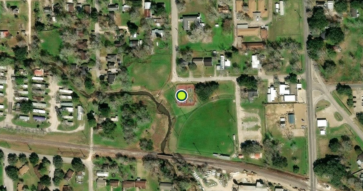 Satellite view of Bay City Pickleball Courts